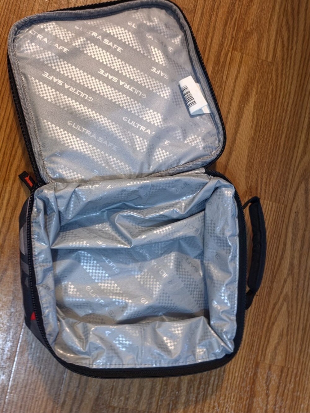 Boy's Black Insulated Lunch Bag - Portable Cooler Tote